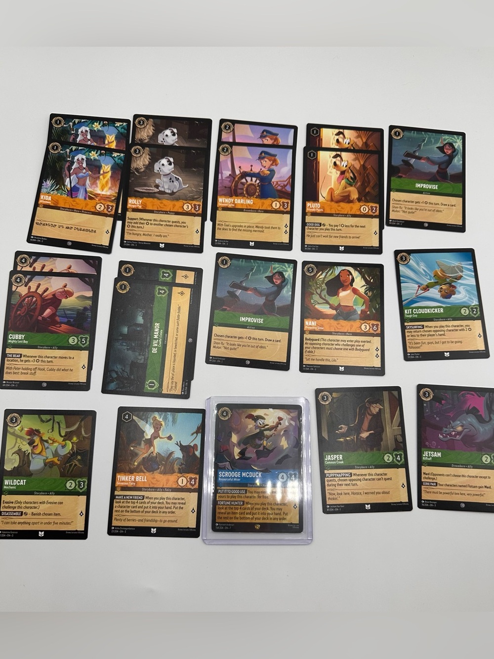 Disney Lorcana Card lot